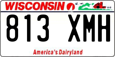 WI license plate 813XMH