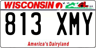 WI license plate 813XMY