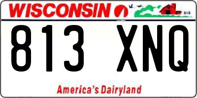 WI license plate 813XNQ