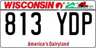 WI license plate 813YDP