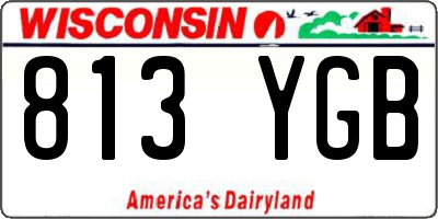 WI license plate 813YGB
