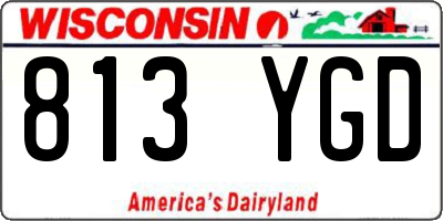WI license plate 813YGD