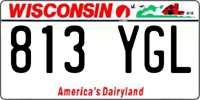 WI license plate 813YGL
