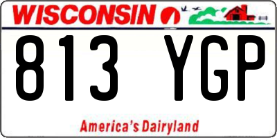 WI license plate 813YGP