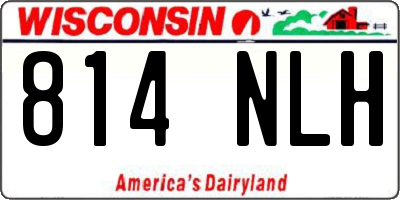 WI license plate 814NLH
