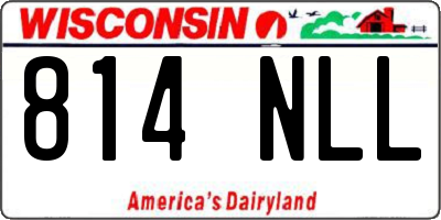 WI license plate 814NLL