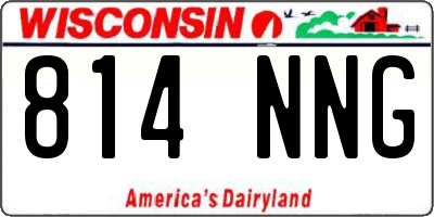 WI license plate 814NNG