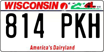 WI license plate 814PKH