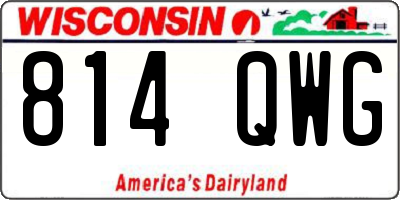 WI license plate 814QWG