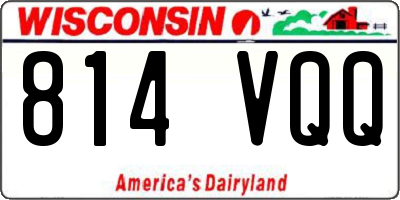 WI license plate 814VQQ