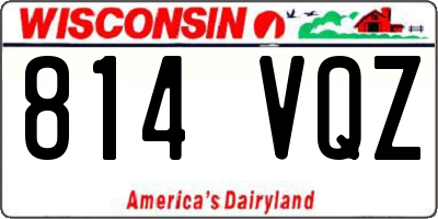 WI license plate 814VQZ