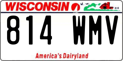 WI license plate 814WMV
