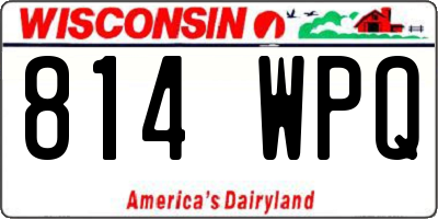 WI license plate 814WPQ