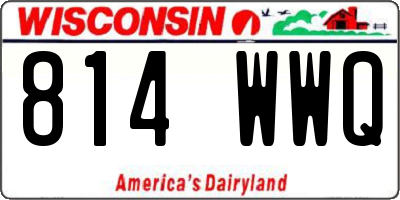 WI license plate 814WWQ