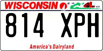 WI license plate 814XPH