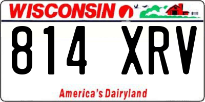 WI license plate 814XRV
