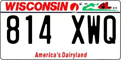 WI license plate 814XWQ
