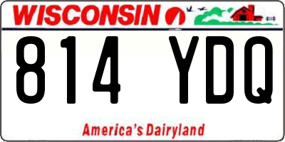 WI license plate 814YDQ