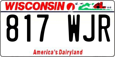 WI license plate 817WJR