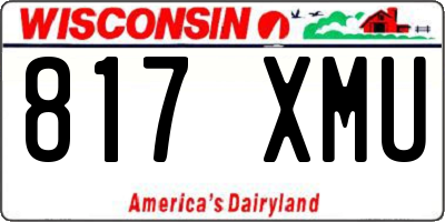 WI license plate 817XMU