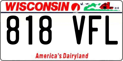 WI license plate 818VFL