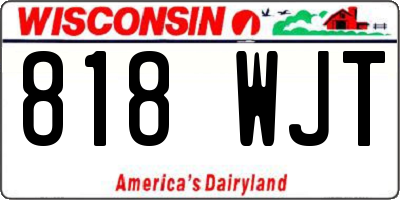 WI license plate 818WJT
