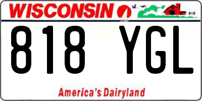 WI license plate 818YGL