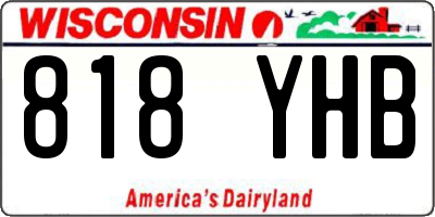 WI license plate 818YHB