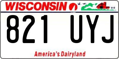WI license plate 821UYJ