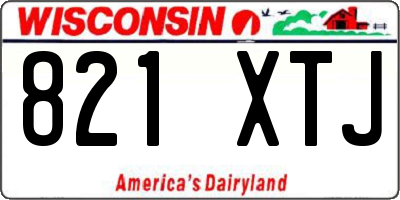 WI license plate 821XTJ