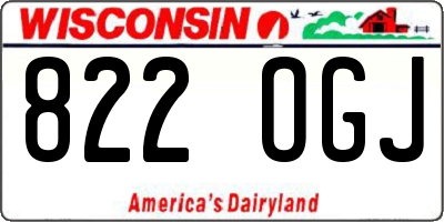 WI license plate 822OGJ