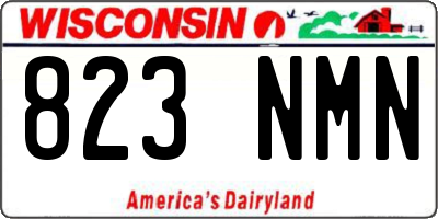WI license plate 823NMN
