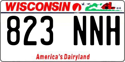 WI license plate 823NNH