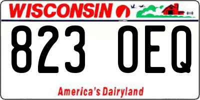 WI license plate 823OEQ