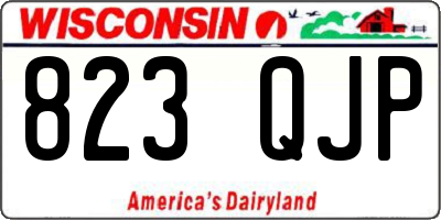 WI license plate 823QJP