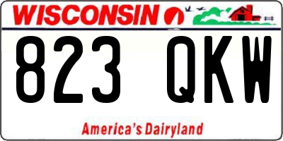 WI license plate 823QKW