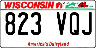WI license plate 823VQJ
