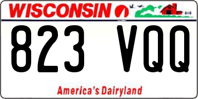 WI license plate 823VQQ
