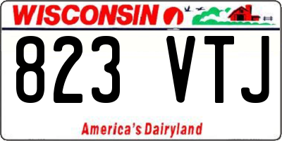 WI license plate 823VTJ