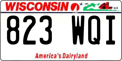 WI license plate 823WQI