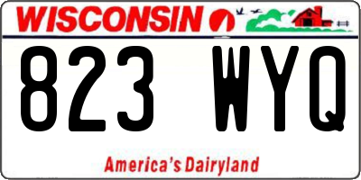 WI license plate 823WYQ