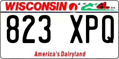 WI license plate 823XPQ