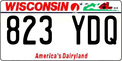 WI license plate 823YDQ
