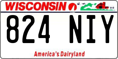 WI license plate 824NIY