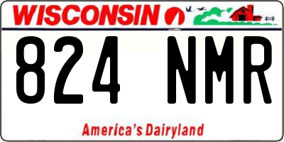 WI license plate 824NMR