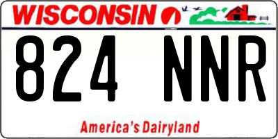 WI license plate 824NNR