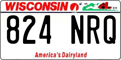 WI license plate 824NRQ