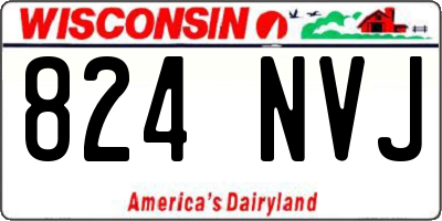 WI license plate 824NVJ