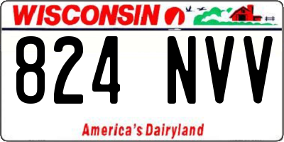 WI license plate 824NVV