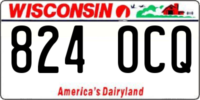 WI license plate 824OCQ